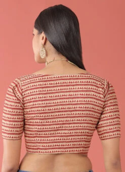 Maroon Viscose Rayon Printed Readymade Blouse Party Wear -Indo Clothing Shop maroon viscose rayon printed readymade blouse blspfb219m b