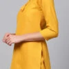 Mustard Rayon Kurta Palazzo Set Work Wear