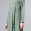 Pastel Green Cotton Kurta Churidar Set After Six Wear
