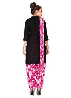 Pink Cotton Semi Patiala Pant After Six Wear -Indo Clothing Shop pink cotton semi patiala pant wbpat006 b