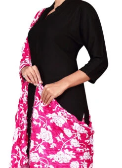 Pink Cotton Semi Patiala Pant After Six Wear