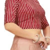 Red Blended Cotton Blouse After Six Wear