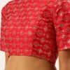 Red Silk Embroidery Work Blouse Party Wear