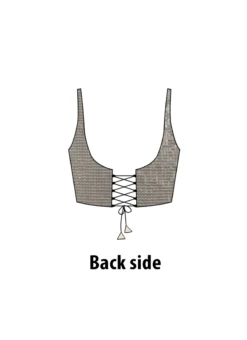 Silver Georgette Sequins Blouse Festive Wear