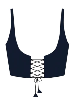 Skipper Blue Taffeta Blouse Festive Wear