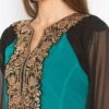 Teal Green Georgette Palazzo Set Party Wear