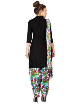 White Cotton Semi Patiala Pant After Six Wear -Indo Clothing Shop white cotton semi patiala pant wbpat078 b