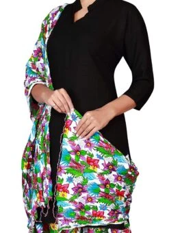 White Cotton Semi Patiala Pant After Six Wear